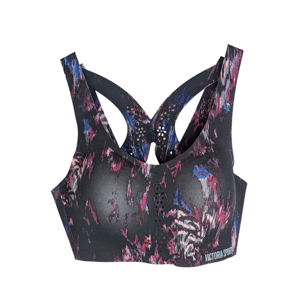 Victoria Sport Sports Bra Angel Max Victoria's Secret Wireless Size 34C Black